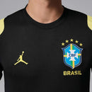 Camiseta Brasil Treino Preta 2026 - Versão Torcedor